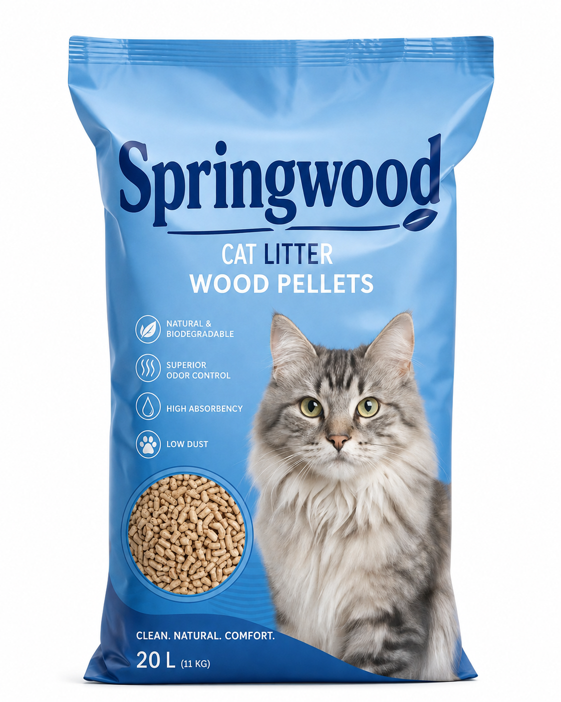 Cat Litter Wood Pellets 